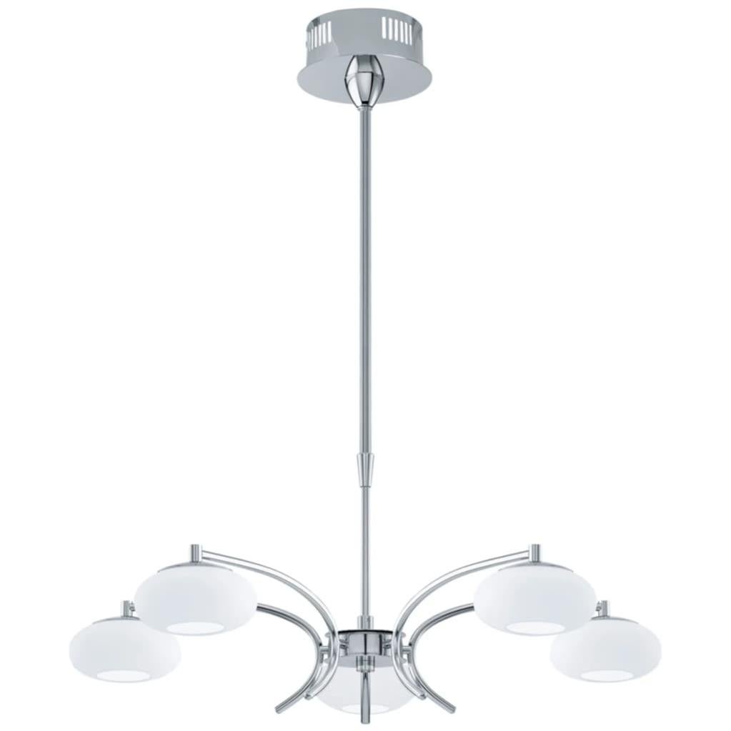 EGLO, Pogliola - Lampada da soffitto a LED, 31 cm, lampada da bagno, in acciaio e plastica, lampada da bagno, colore bianco, bianco neutro, IP44