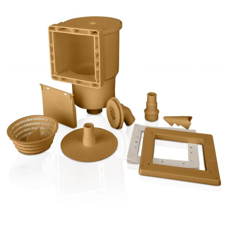 Kit skimmer para piscinas de acero GRE Marrón Leroy Merlin