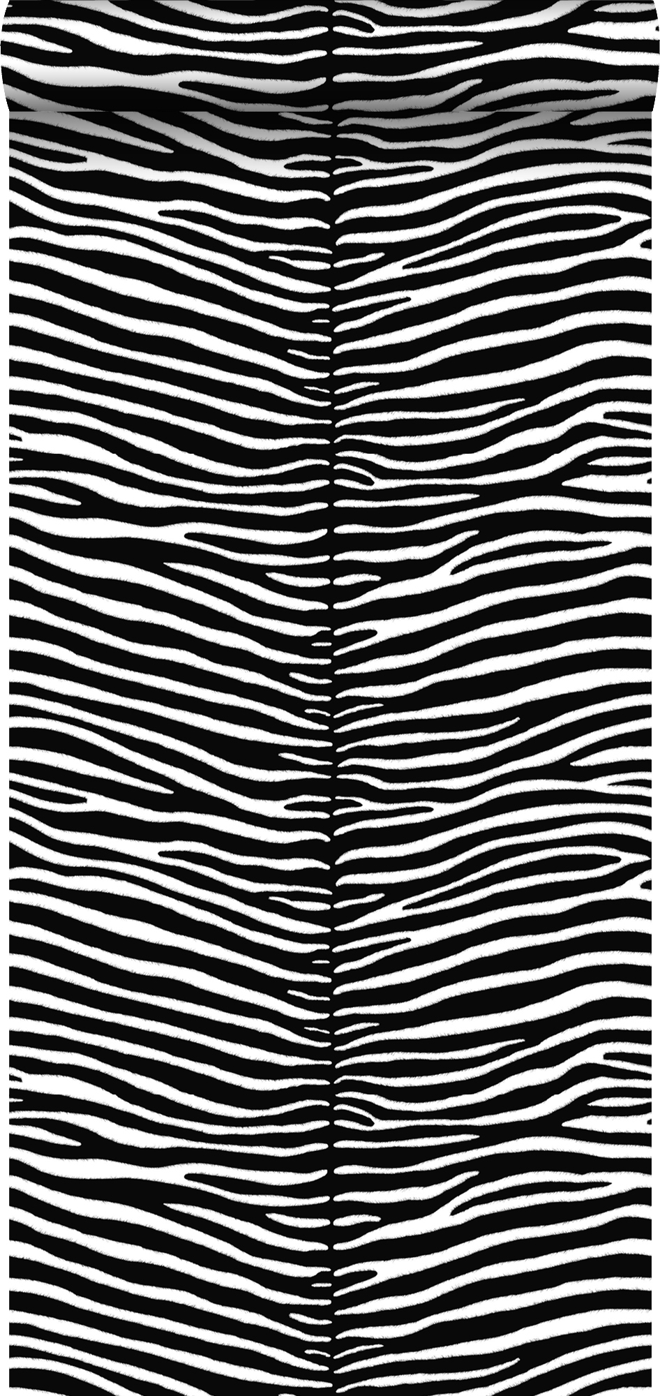 Papier Peint intissé zèbres noir et blanc - 53 cm x 10,05 m - ESTAhome ...