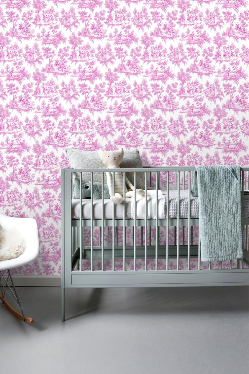 Papier Peint Toile De Jouy Leroy Merlin