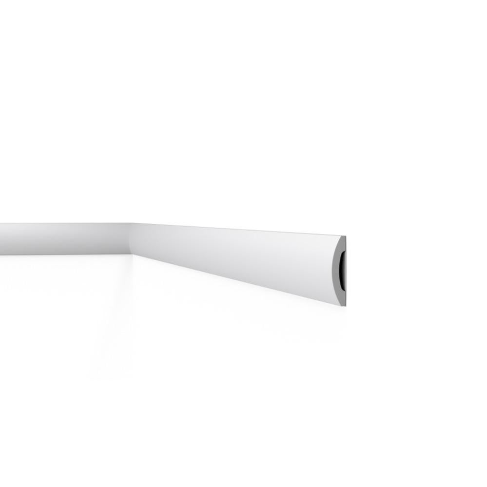 T40 WALLSTYL Cornice In Polistirolo Alta Densità 200x2x3 Cm | Battiscopa/Listello NOËL & MARQUET Per Pareti, Interni Ed Esterni, Verniciabile