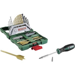 Bosch Accessories Set da 33 pz. di punte e bit avvitamento X-Line (per  legno, muratura metallo, accessori trapano cacciavite)