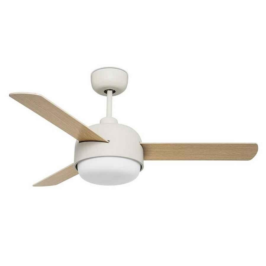 Ventilateur avec modèle léger KLAR blanc LEDSC4 Leroy Merlin