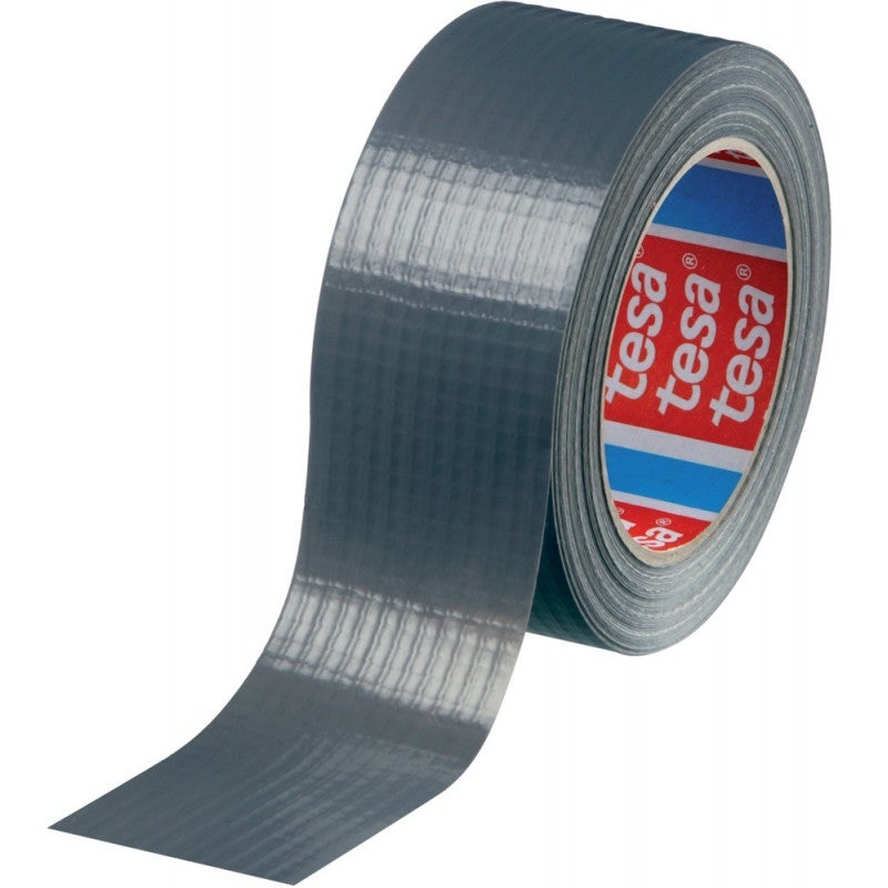 Nastro telato americano 50 mm x 25 mt - Tesa Duct Tape 4610 Grigio