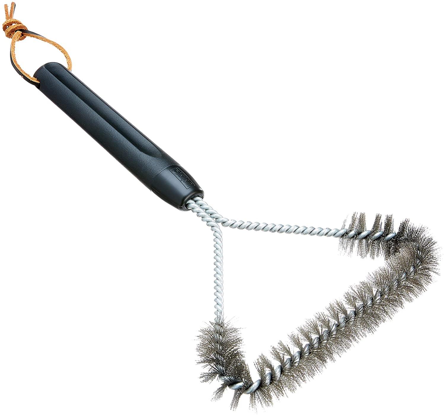 Spazzola Per Barbecue 3 In 1 Con Raschietto, Testina 360°, Manico Lungo 45,7 Cm, Acciaio Inox, Sicura E Resistente, Ideale Per Pulizia Griglia - 4