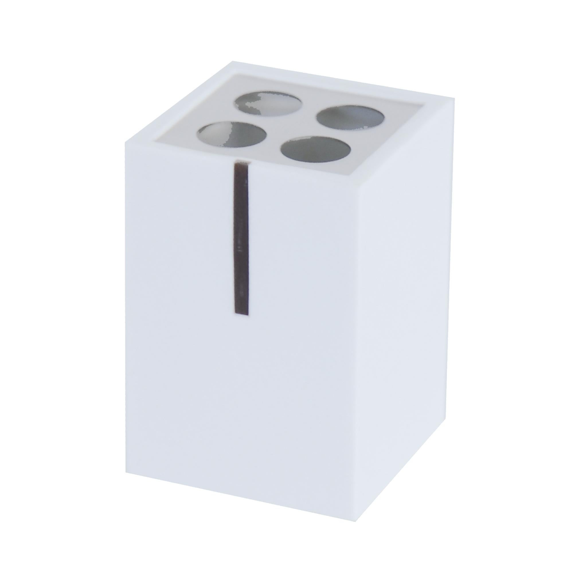 Portaspazzolino Ventilato In Acciaio Inox - Organizza Spazzolini, Dentifricio E Più, 6 Scomparti - Foto 5