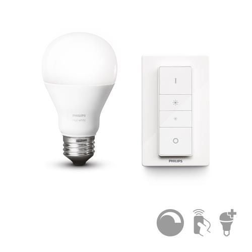 Philips Hue Kit de Démarrage Blanc avec 2 x E27 9 W [pont inclus] -  Fonctionne avec Alexa : : Luminaires et Éclairage