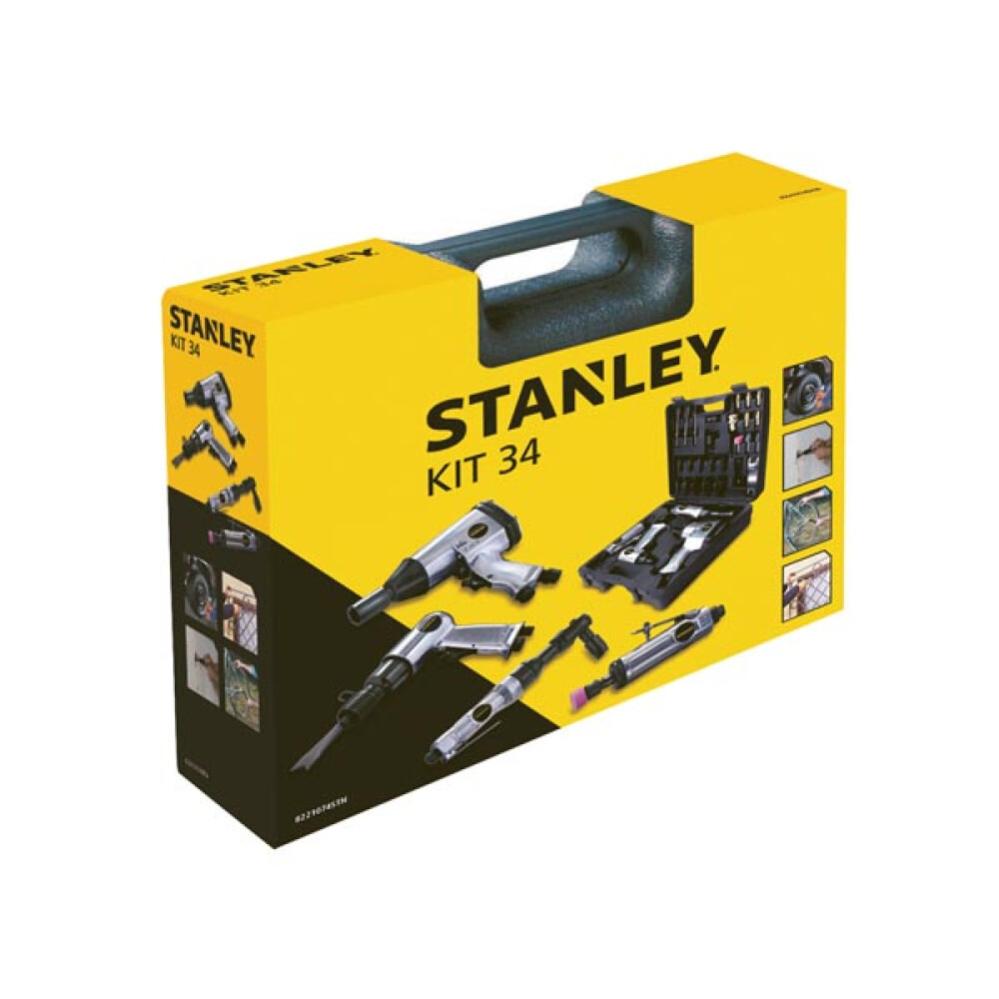 Kit Stanley 34 Pezzi Pneumatic Accessori Pneumatici Compressore Aria