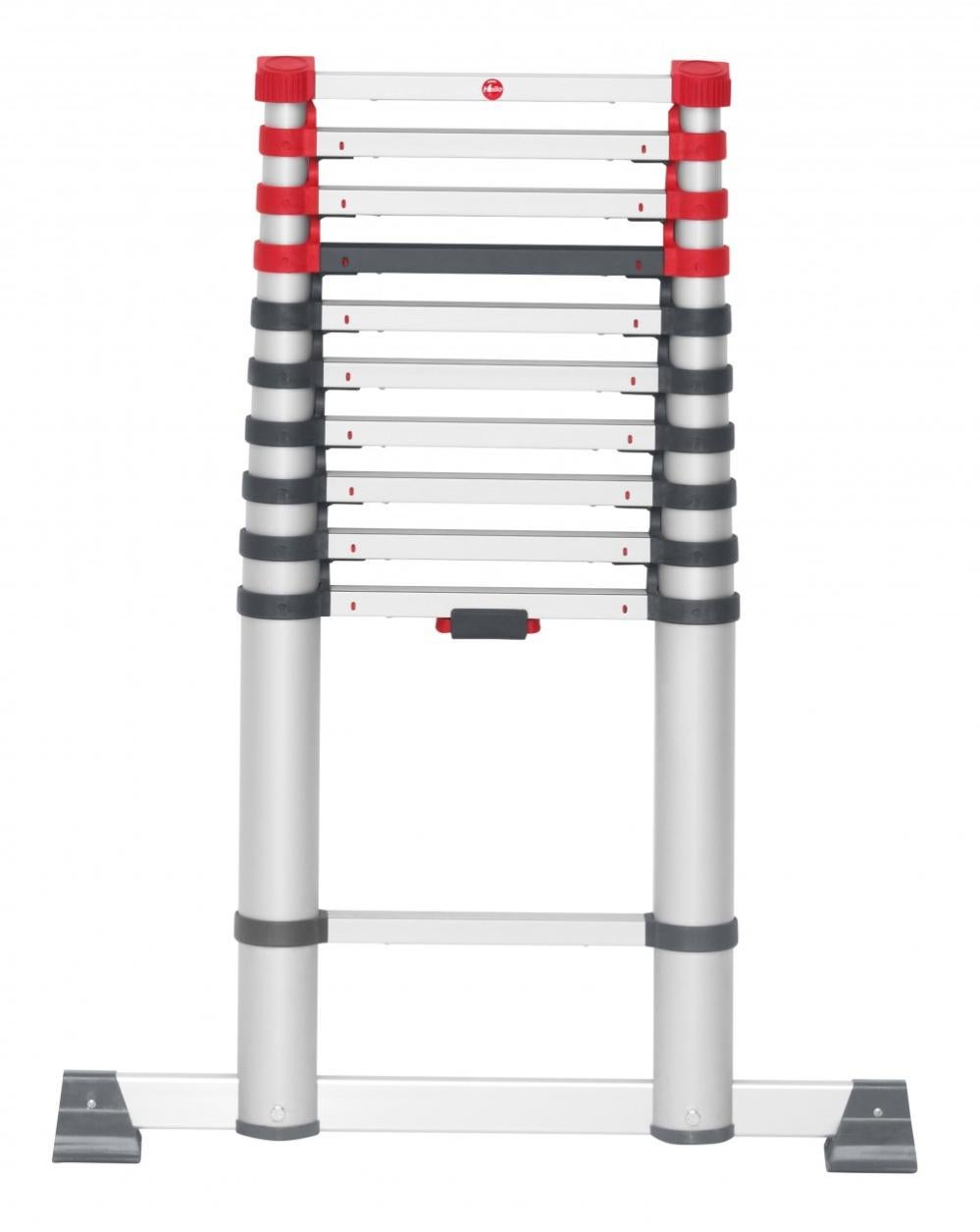 Scala Universale Hailo M60 In Alluminio - 4x3 Pioli, Portata 150 Kg, Piattaforma Antiscivolo E 6 Giunti Di Sicurezza
