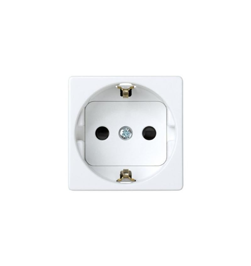 Simon 27 Presa 2P Presa Laterale Messa A Terra Schuko Sicurezza Bianco Neve Simon 19236525