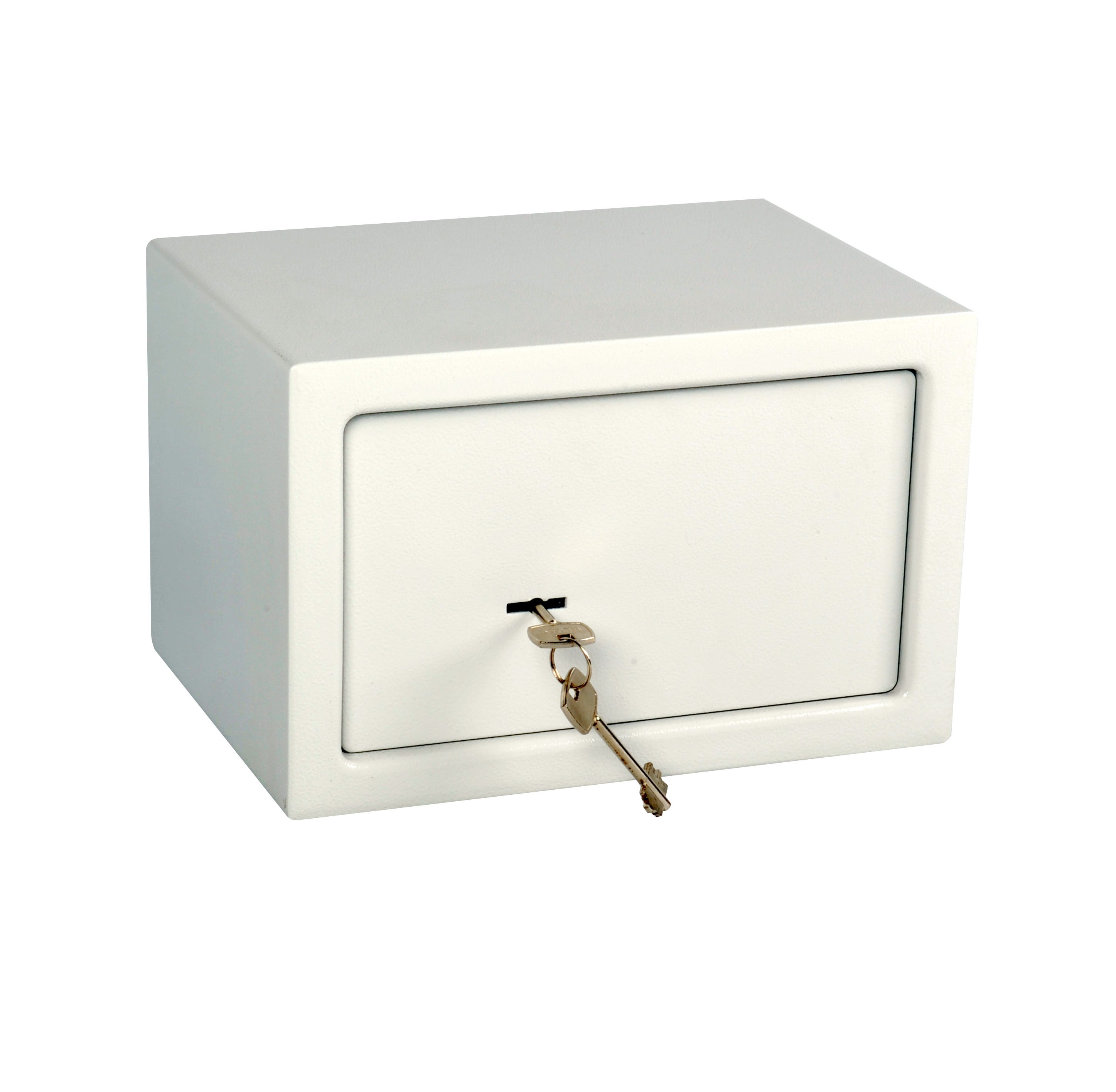 Caja fuerte para llaves - 9L - 18 x 28 x 20 cm - Blanco - Caja fuerte de  pared - Caja fuerte con cerradura