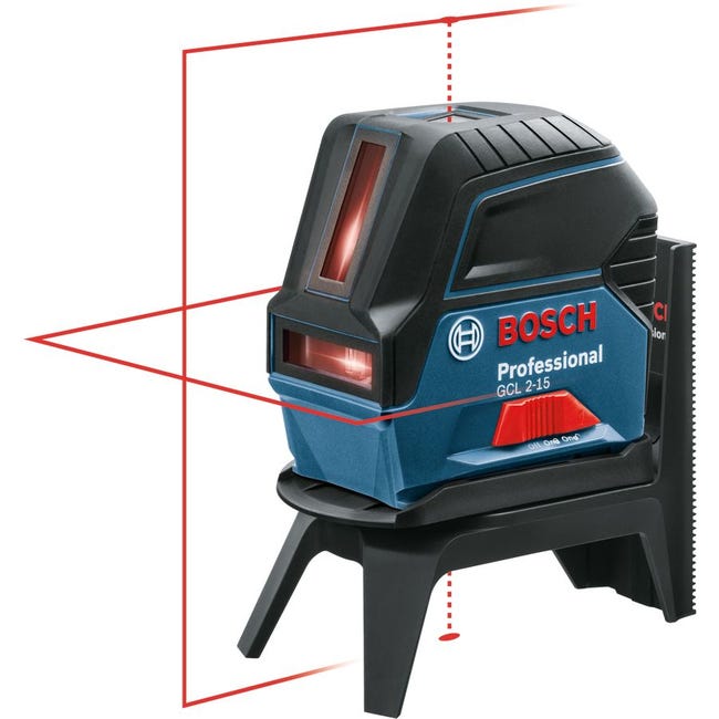 Livella laser a linee e punti Bosch GCL 2-15 con treppiede BT 150