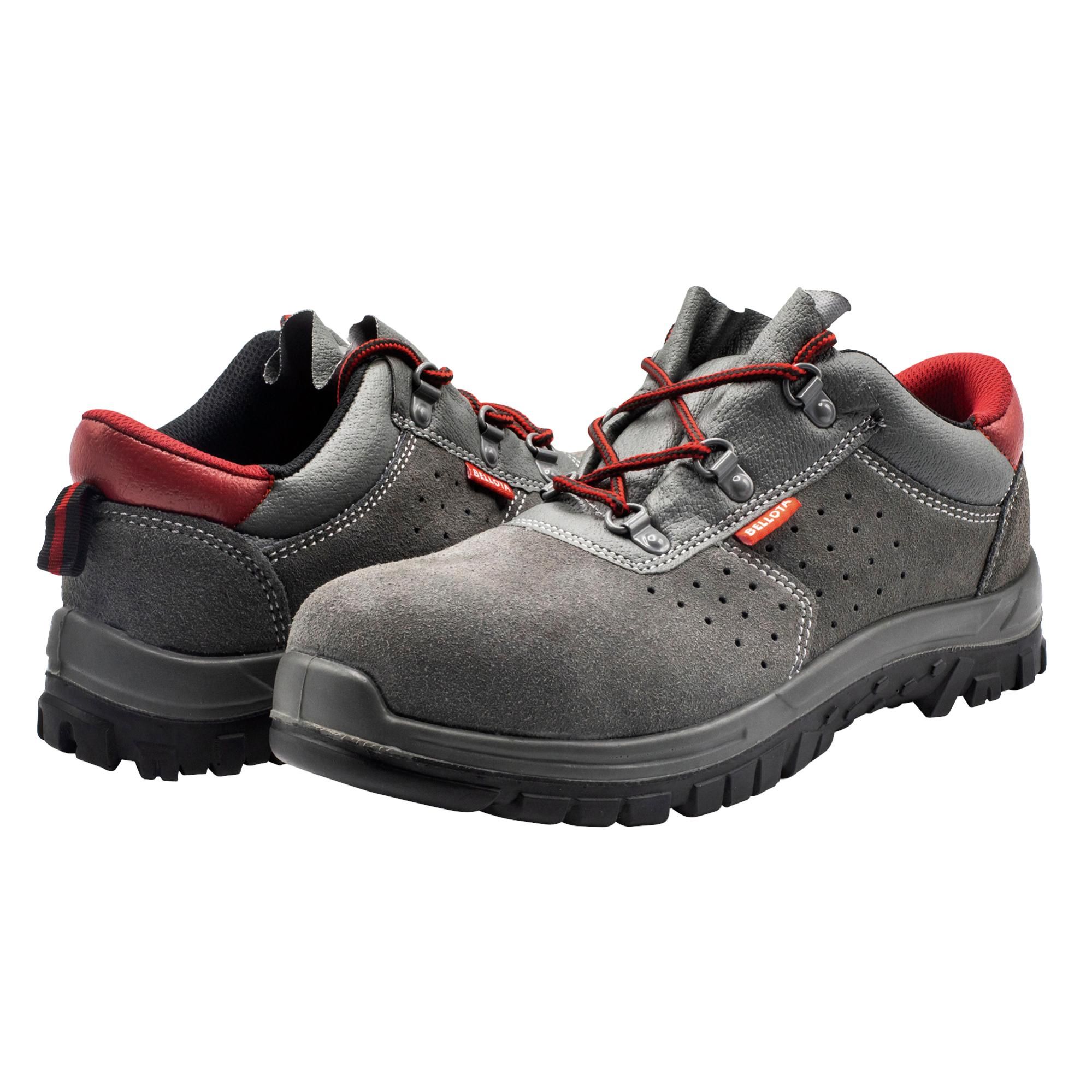 Bellota 7230537S1P Zapato de seguridad modelo Classic serraje gris S1P T37 Leroy Merlin
