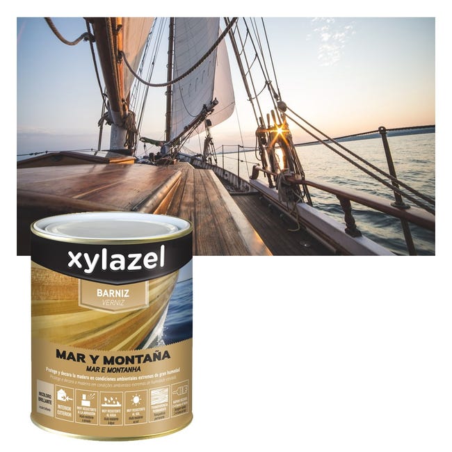 Barniz al agua madera exterior xylazel •