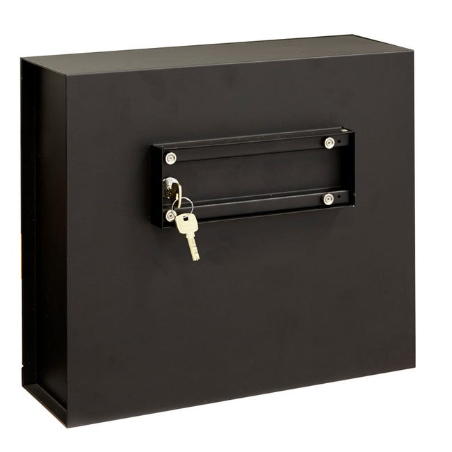 Arregui Box-in 22000-S1 Coffre-Fort tiroir Invisible, à Cacher dans Une  plinthe, 9,8 x 41 x 45 cm, 12 L Noir : : Bricolage