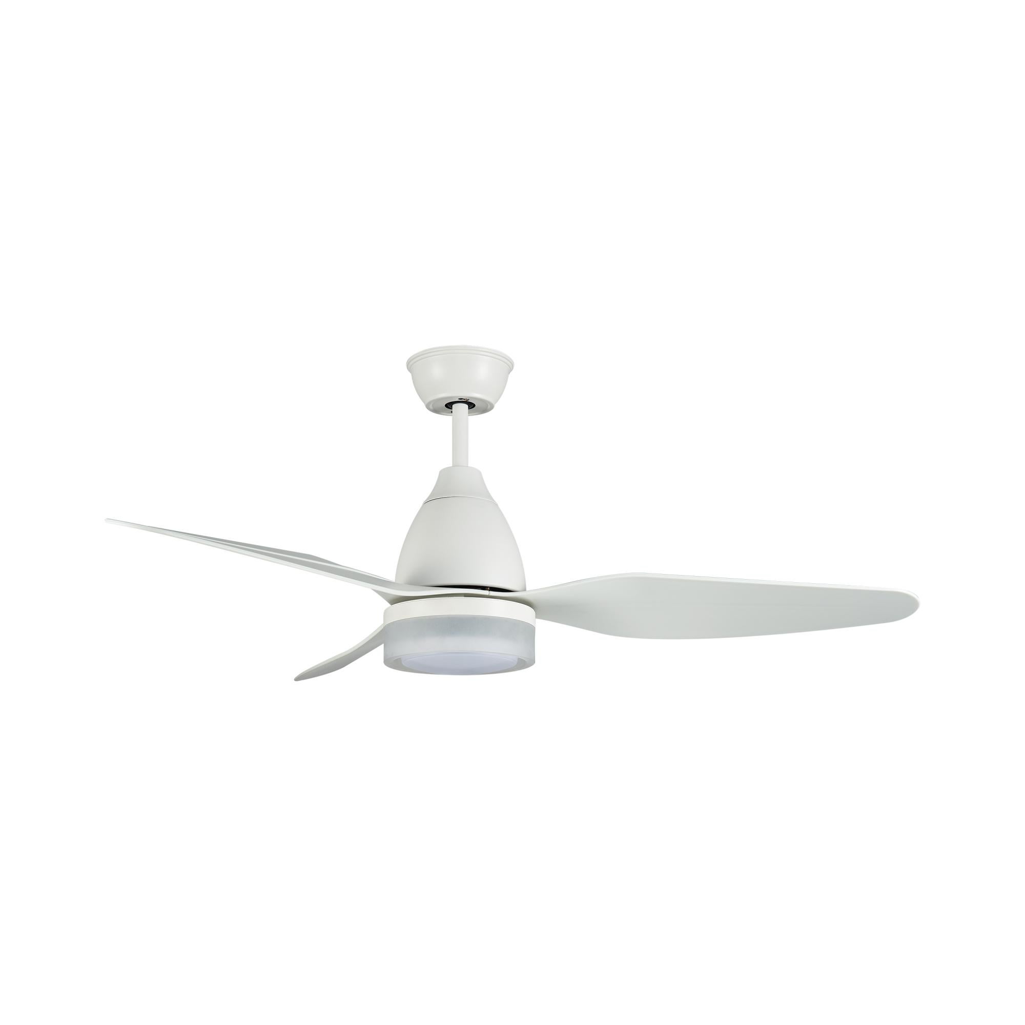 Sofucor Ventilatore Da Soffitto Con Luce LED 117 Cm - Telecomando, 6 Velocità, Timer, Silenzioso, Reversibile - Per Soggiorno, Camera, Cucina