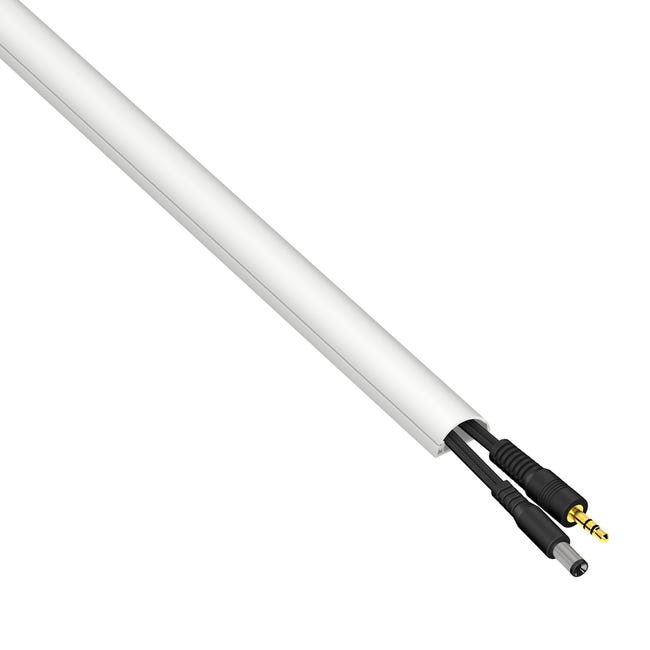 Goulotte autocollante pour câbles, 20 m, 15 x 10 mm (l x H), blanche,  convient au mur, plafond96 - Cdiscount Bricolage