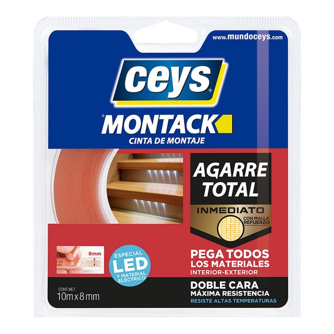 Ceys montack cinta leds 10m x 8mm 507218