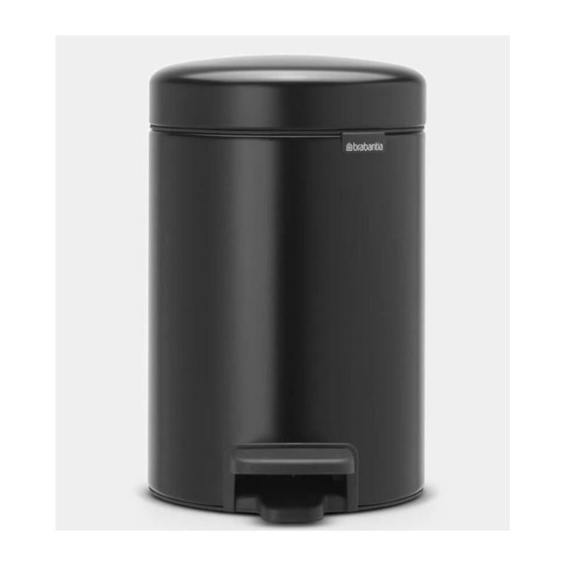 BRABANTIA Poubelle a pedale NewIcon 3L Noir mat Leroy Merlin