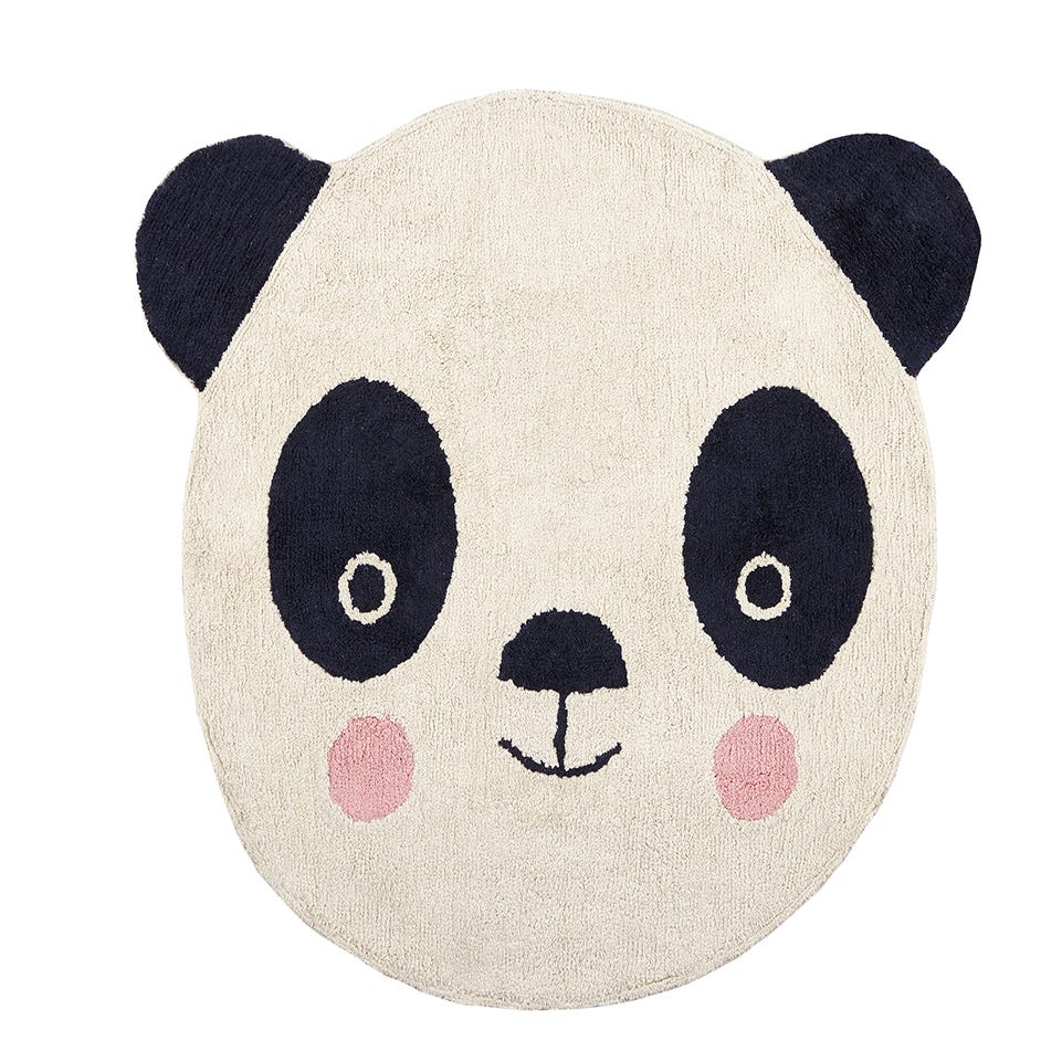 Jimri Alfombra para habitación infantil, alfombra para habitación infantil,  alfombra infantil, oso, panda (crema-beis, tamaño: 80 x 150 cm) :  : Bebé