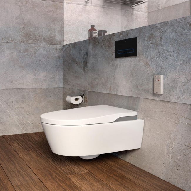 Inodoro Completo Roca Inspira In-Wash® Smart Toilet suspendido  390x562x476mm