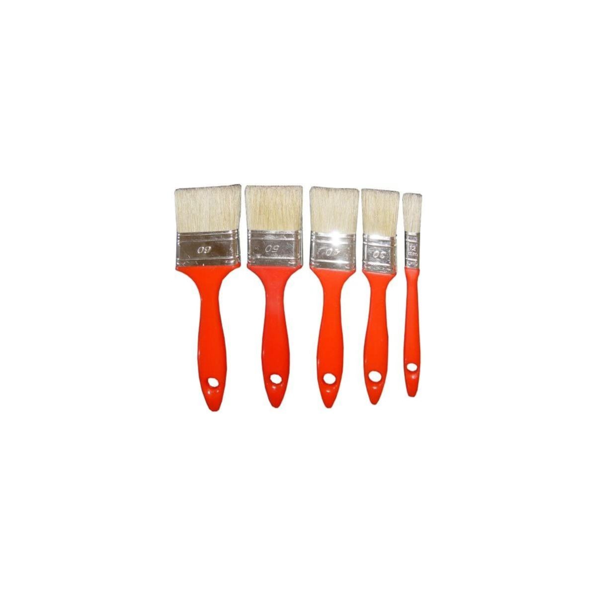 Set Pennelli Piatti Manico Corto