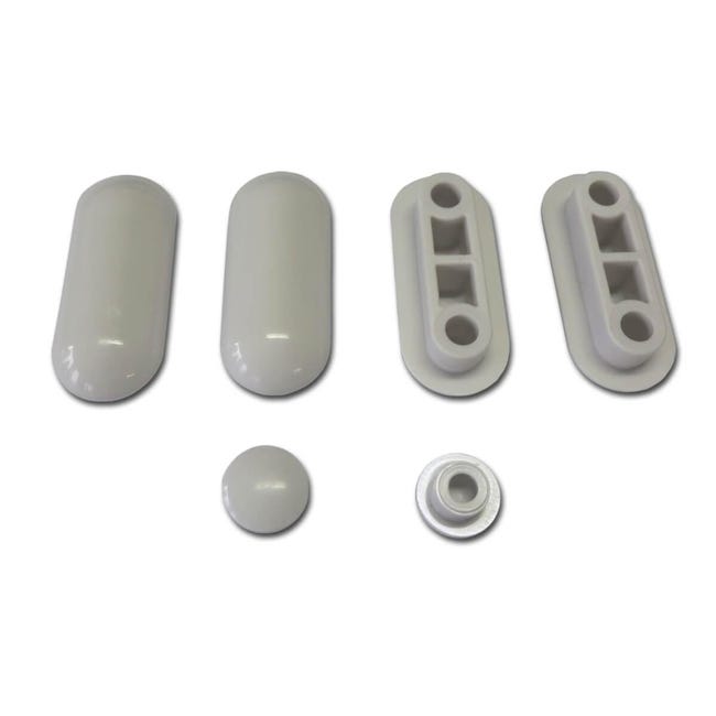 Gommini Paracolpi Per Sedile Fiat 500 | Kit Sostituzione | Bianco | In Gomma | Facili Da Installare - Foto 3