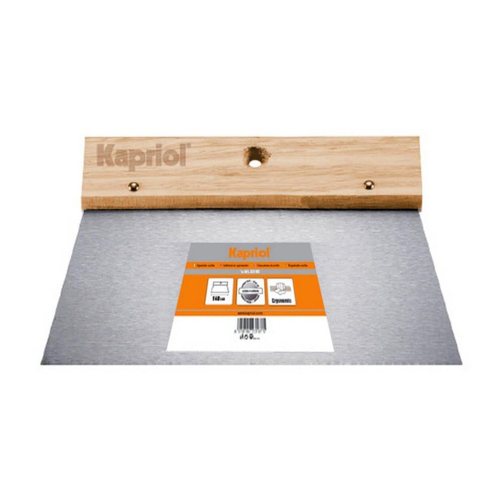 Spatola Per Stucco Kapriol Manico In Legno Lama 10 Cm - Foto 3