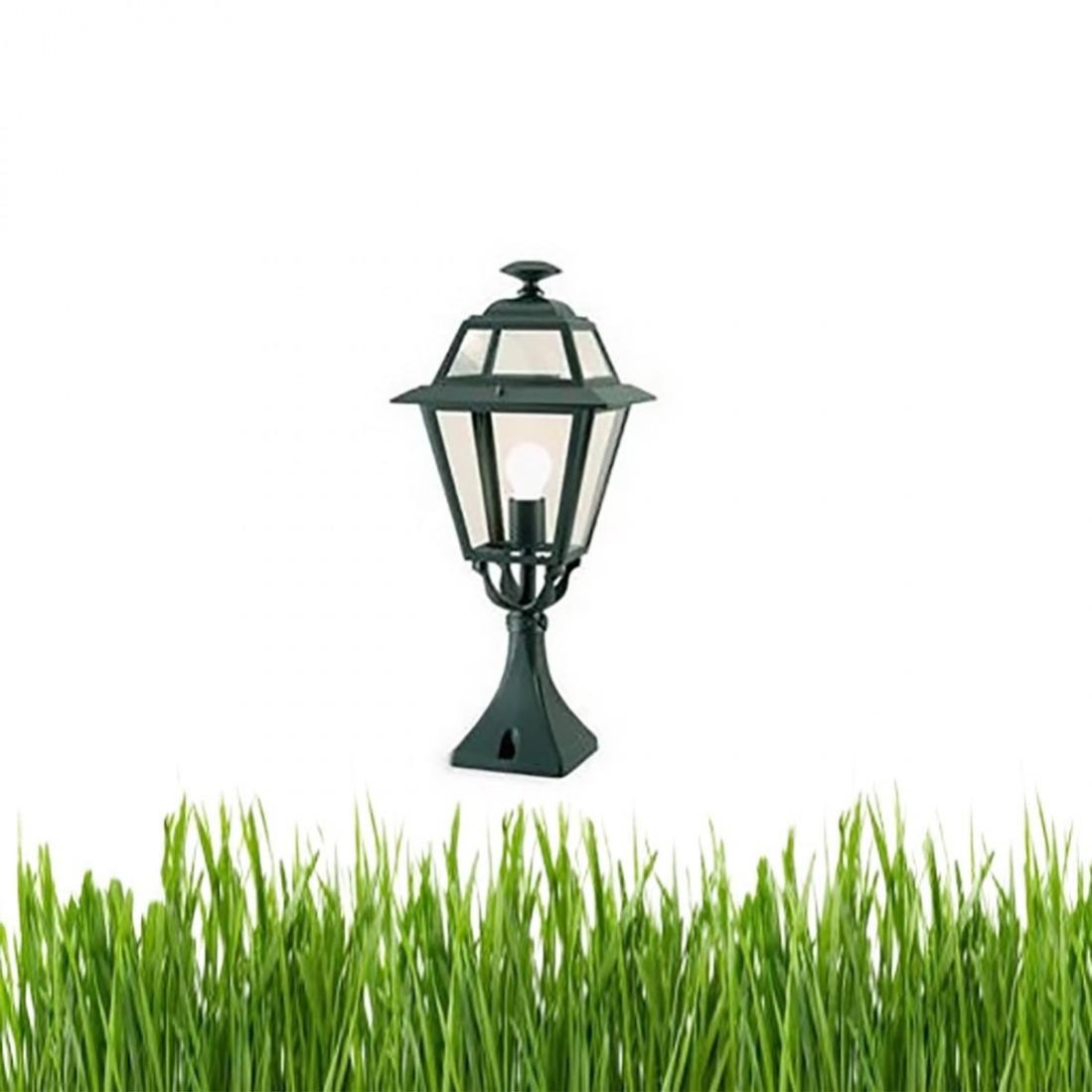ENEA Applique Lanterna A Parete In Alluminio Per Esterno Classica NERO Rame Gardenlight
