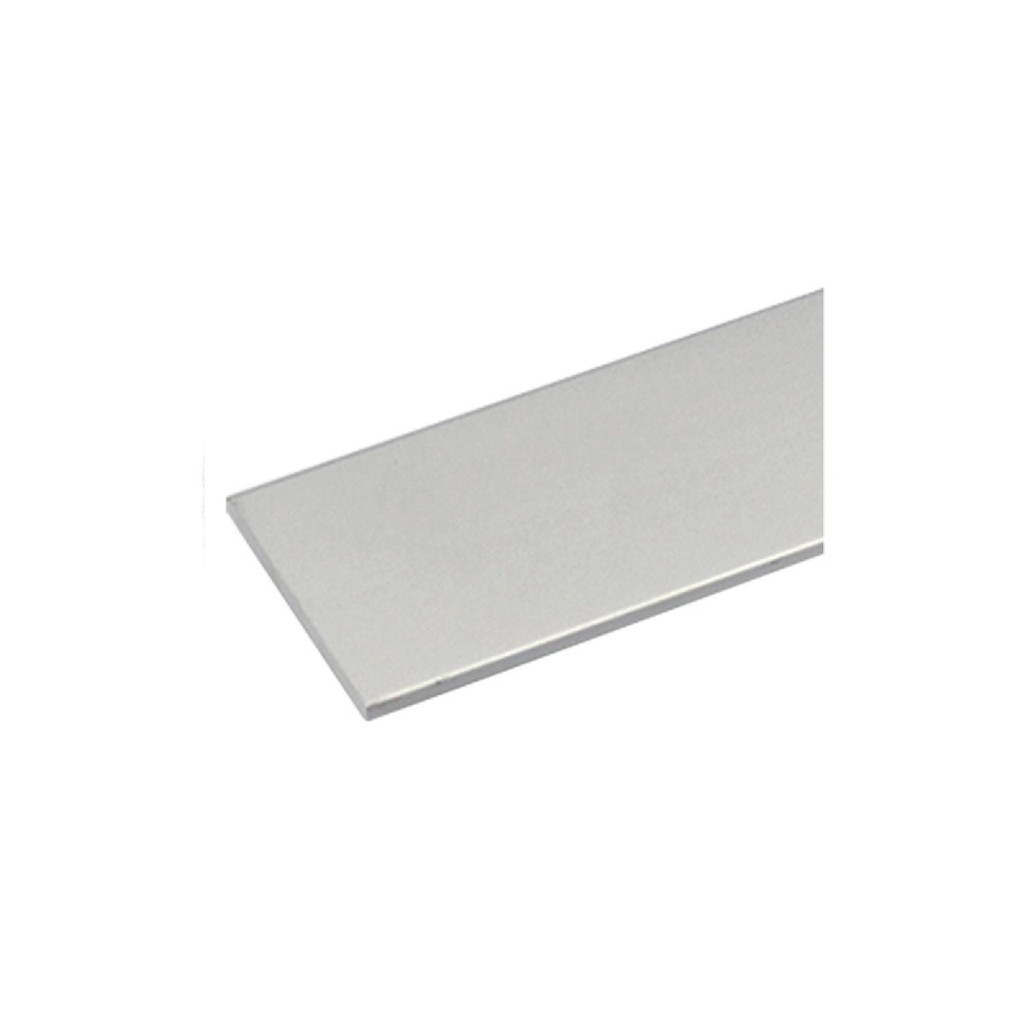 Profilo piatto alluminio color argento fai da te resiste graffi colpi ...