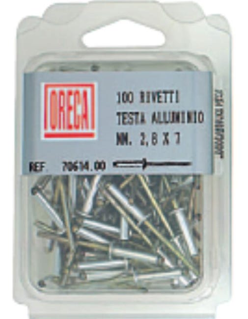 OHSR180120, Rivetti Solidi Testa Ovale Alluminio - 1/8""X1/2 - Foto 9