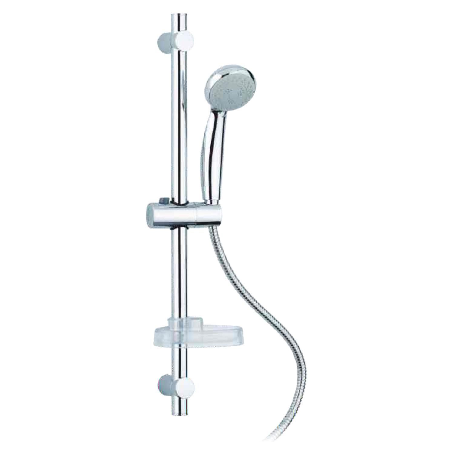 Aurora Ensemble De Douche 3 Jets Acier Inox Et Abs Leroy Merlin