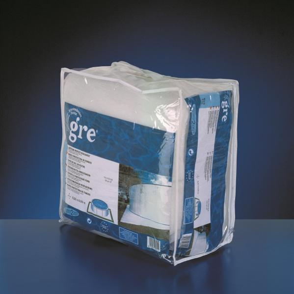 Lona De Suelo 5,25 X 3,25M Para Piscina 5M X 3M, Espesor 100G/M²