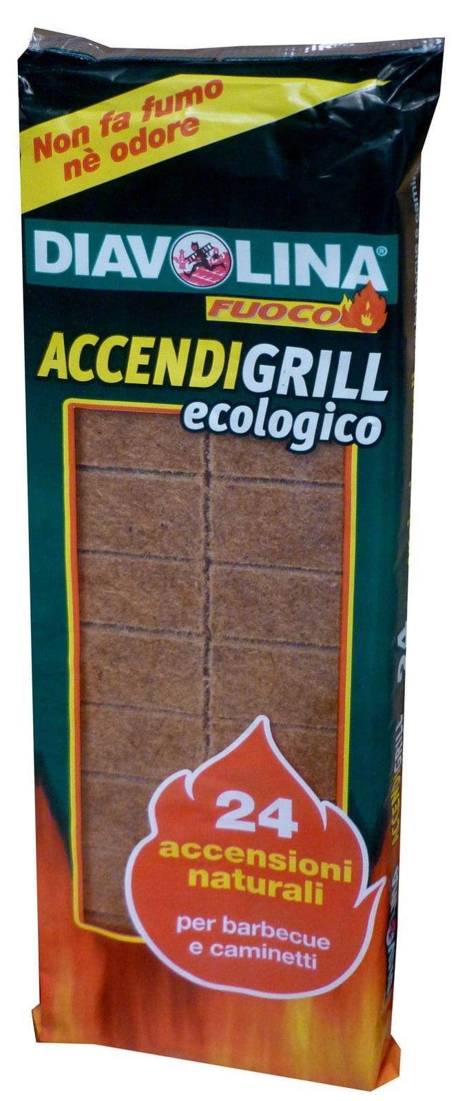 Accendifuoco Diavolina - 24 Confezioni Da 40 Cubetti Per Barbecue, Camini E Stufe - Foto 12