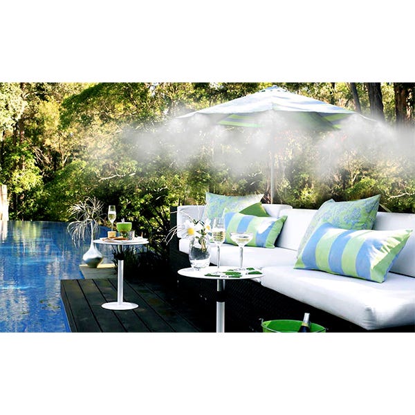 Nebulizzatore acqua per raffrescamento da esterno e giardino