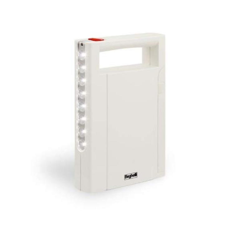 Linterna Portátil De Emergencia Recargable Blanca Illuminaled