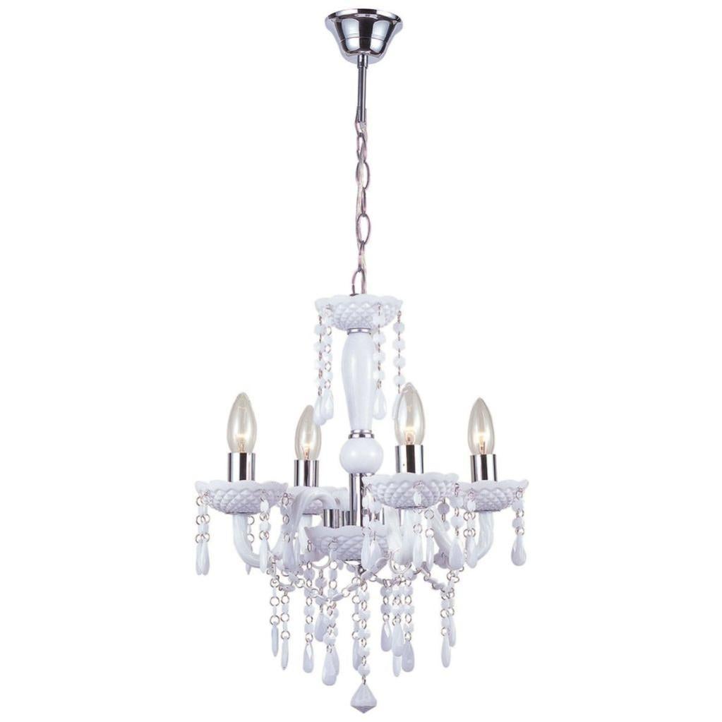 Sospensione a soffitto con globo LED integrato, cromata