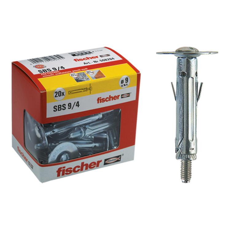 15 Tasselli Metallici Fischer SBS 9/1 Y Con Occhiolo - Per Fissaggi Pesanti Su Cemento E Mattone - Foto 10
