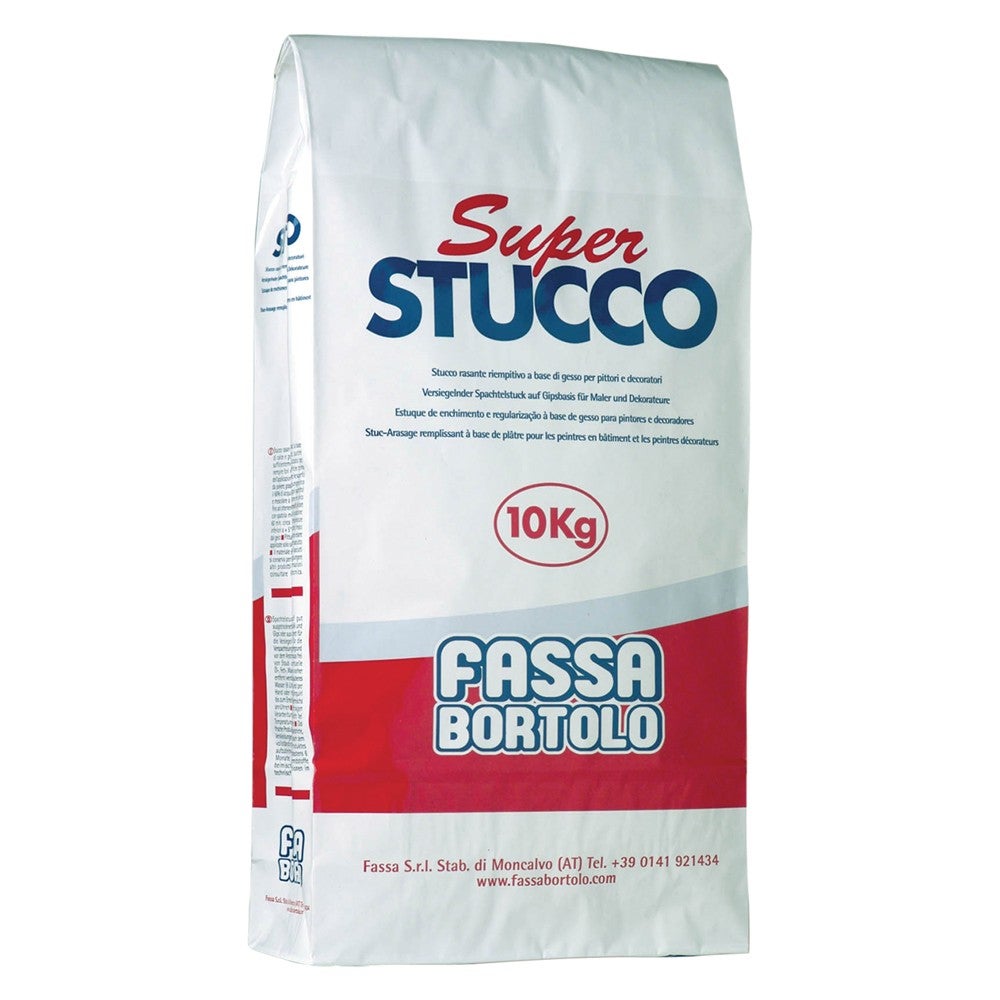 Stucco in polvere 'super stucco' kg. 10 fassabortolo