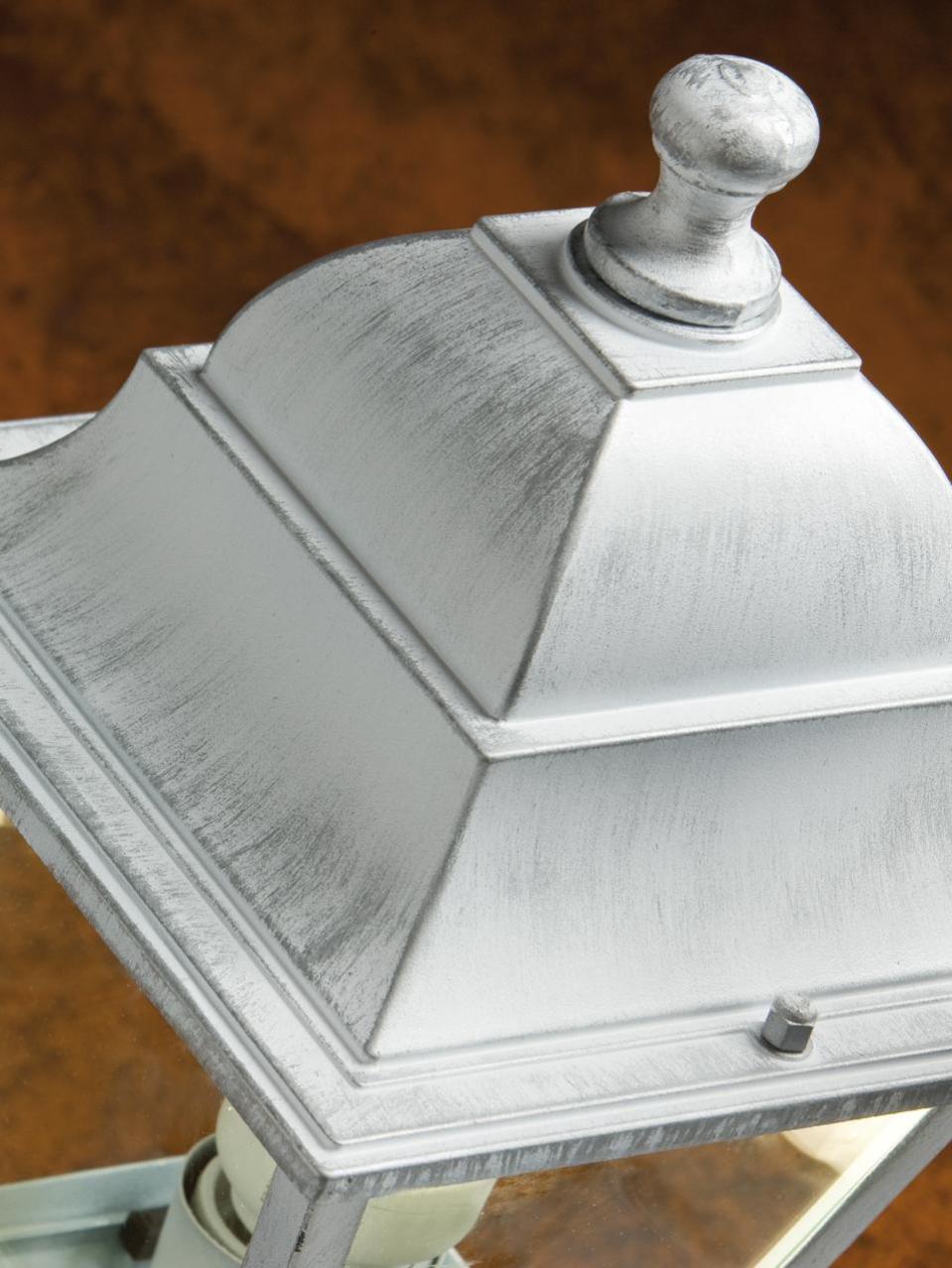 Lampada Palo Tre Luci Colore Bianco E Argento Per Esterno Linea Old Sovil 35658945