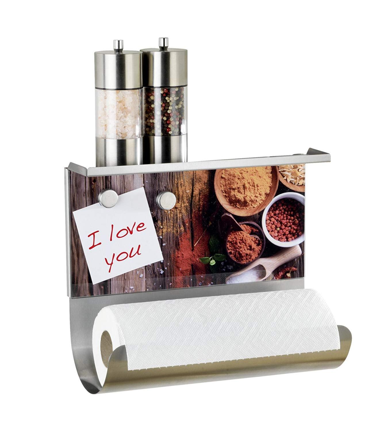 Porta Pellicola Magnetico Con Taglierina - Per Rotoli Fino A 30 Cm, Da Frigorifero - Foto 12