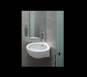 Mobile Bagno ad Angolo Lisa Completo con Lavabo in Ceramica bb