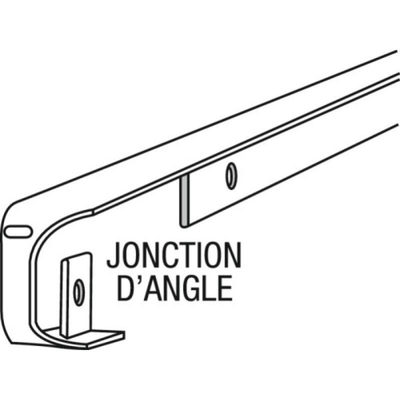 Profils plans de travail aluminium longueur 670 mm Raccord d