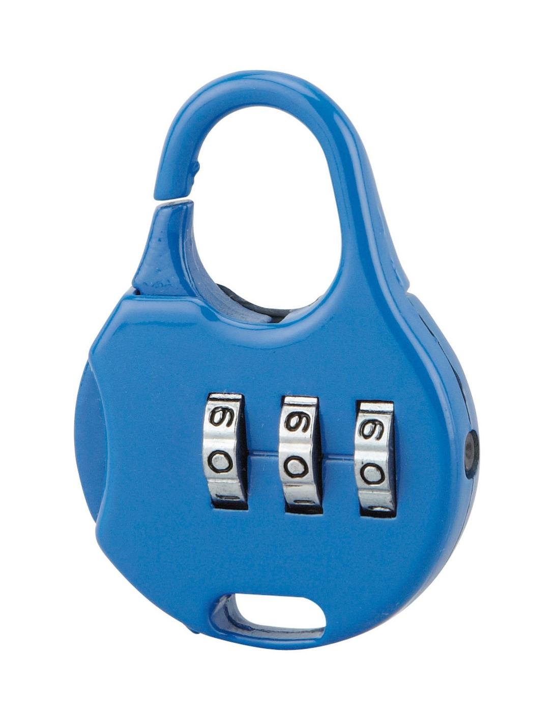 Zarker XB35 Lucchetto A Combinazione 8 Cifre: Sicurezza Per Armadietti, In Acciaio Temprato, Blu