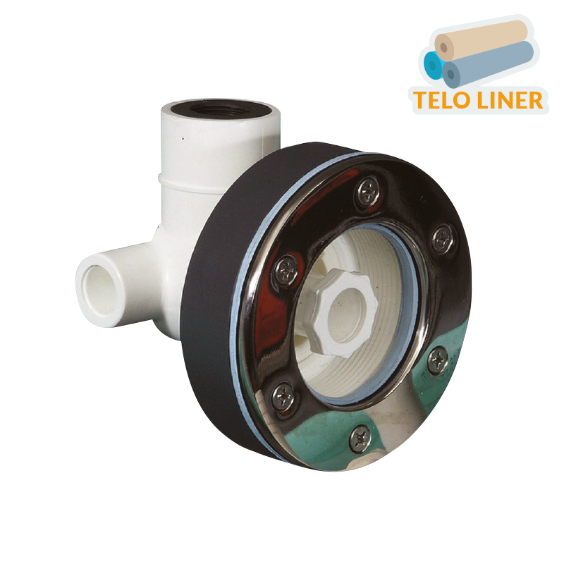Well2wellness Bocchetta Di Immersione Per Piscina Multiflow Beton R 2 - Attacco Da 50mm, Sfera Interna Forabile Fino A 25mm, In ABS - 2