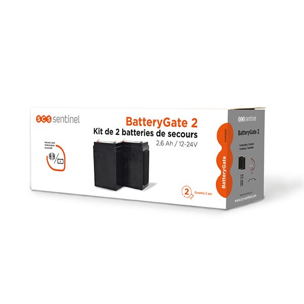 Batterie de secours 12/24V motorisation de portail - BatteryGate 1
