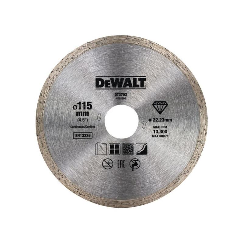 Disque à Lamelle DeWALT DT30622-QZ K80 Plat 125mm - Pour Meulage Et Ponçage