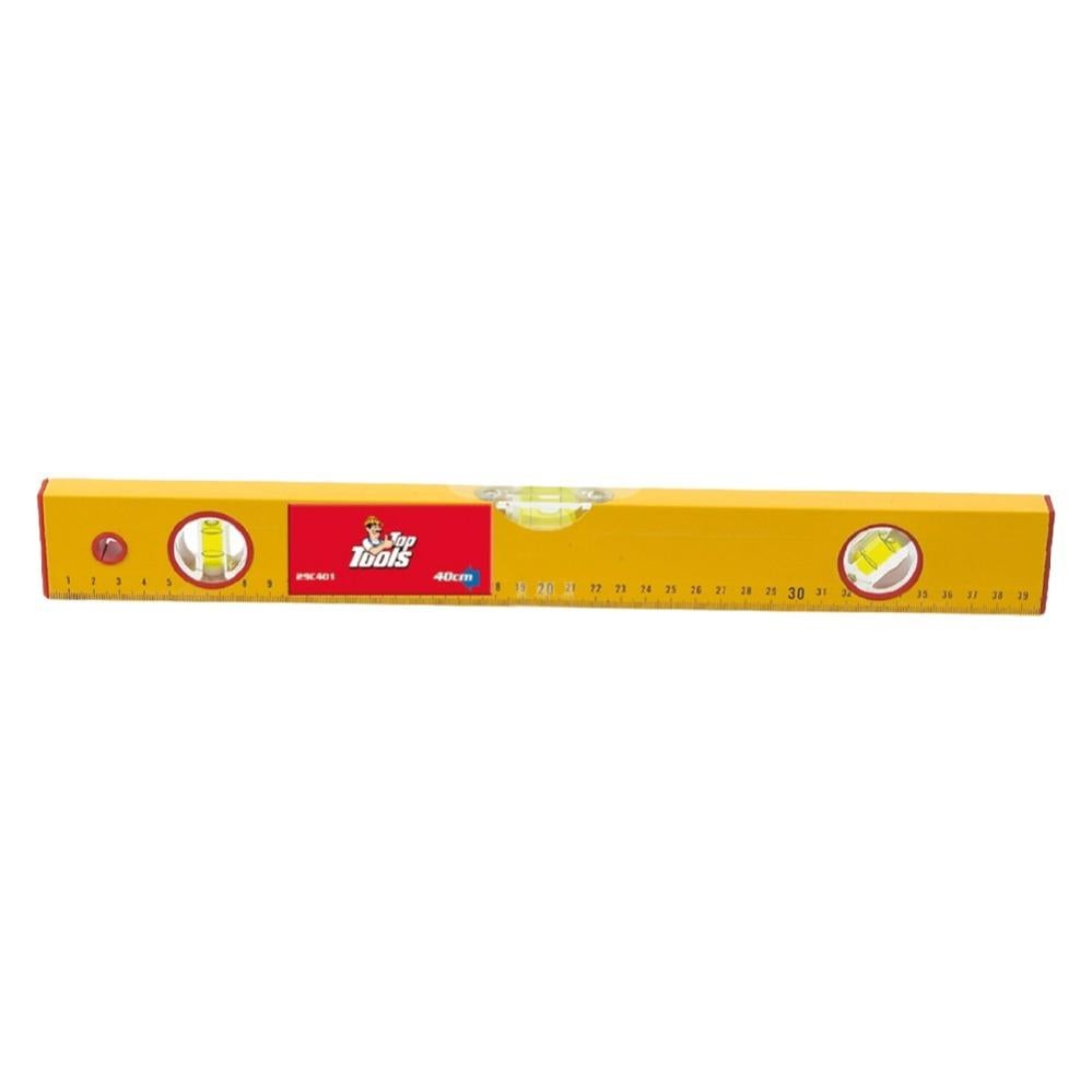 Livella in alluminio a 3 bolle professionale 30cm
