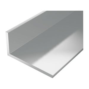 Profilé Angle Aluminium 20x20x1mm - Vernis RAL 7016 Gris Anthracite Mat, Longueur 2.5m, Fabriqué Italie