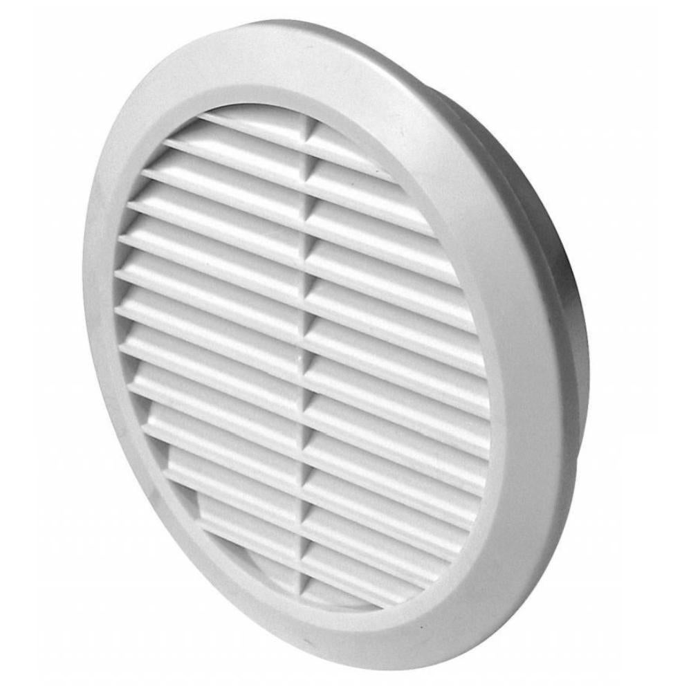 Griglia Ventilazione 150mm In Acciaio Inox – Copertura Con Rete Antinsetto E Clapet – Per Esterno E Cappe